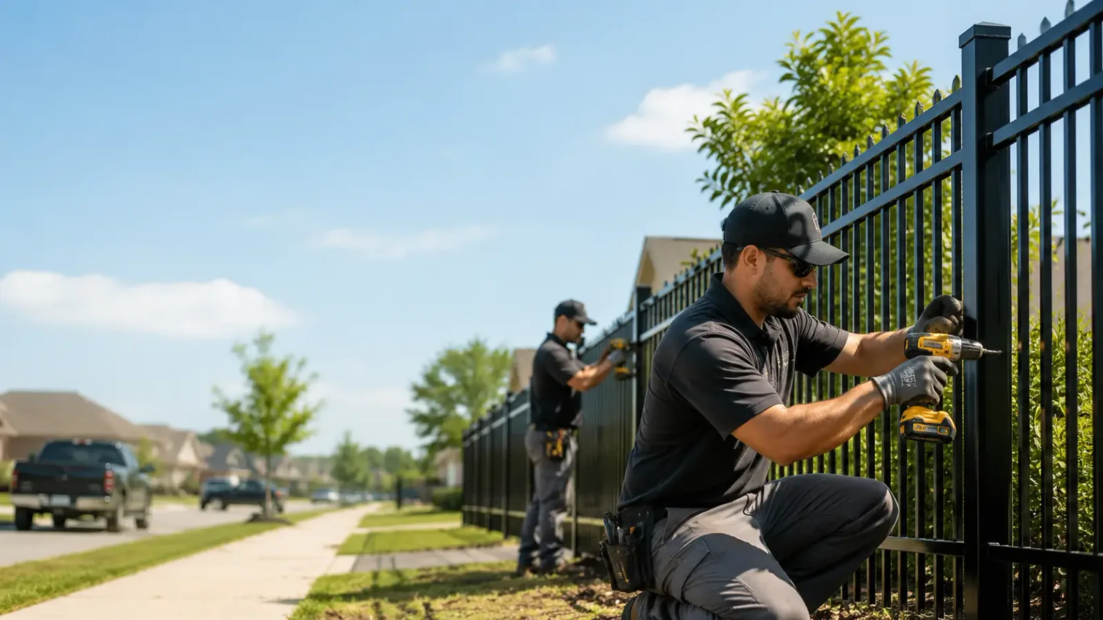 Metal Fence Installation in Sandy Hook, MS
